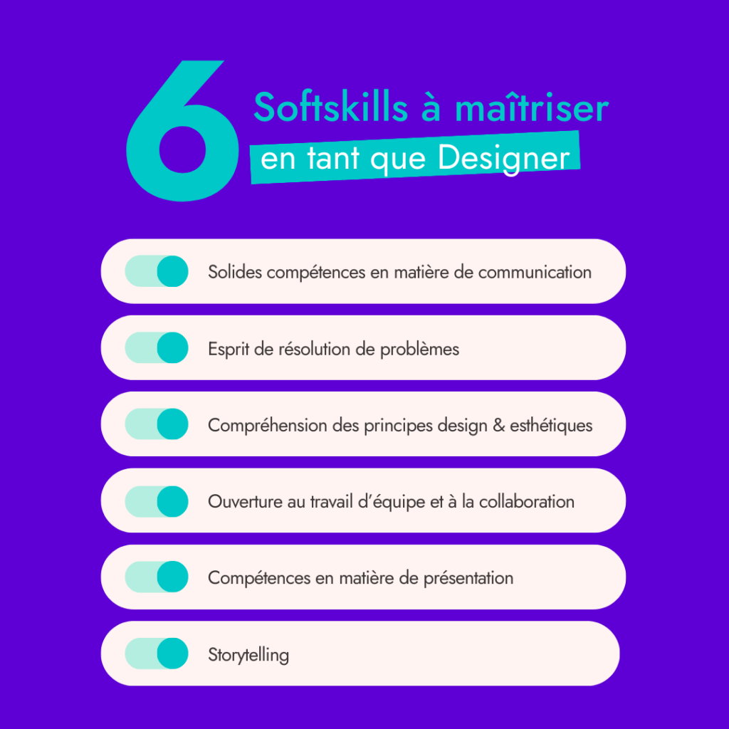 6 softs skills pour un designer 
